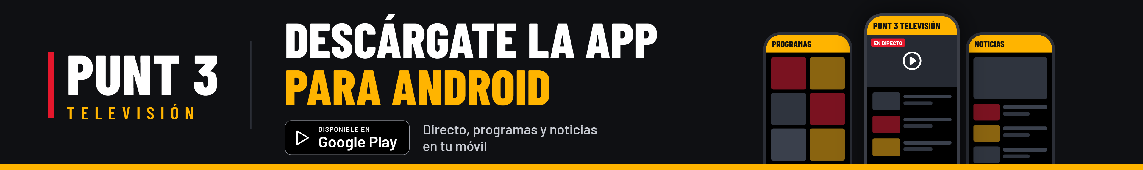 Descarga la aplicación de Punt 3 Televisión